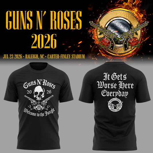 Limited Edition Guns N' Roses Tour 2026 TShirt | HX38