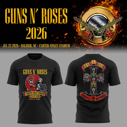 Limited Edition Guns N' Roses Tour 2026 TShirt | YB68