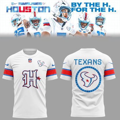 Houston Texans Rivalries By the H. For the H. 2026 T-shirt  | CD69