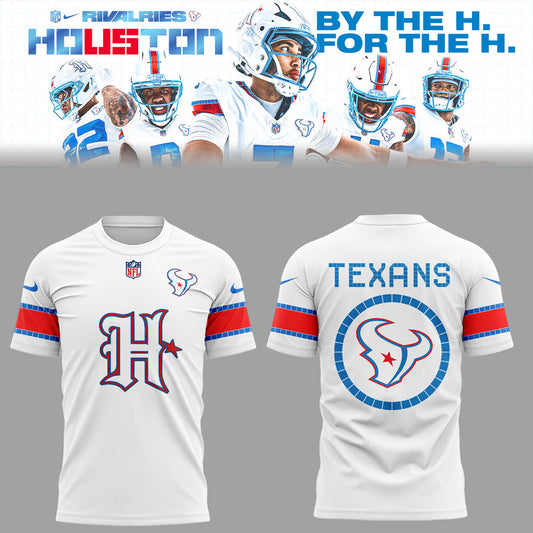 Houston Texans Rivalries By the H. For the H. 2026 T-shirt  | CD69