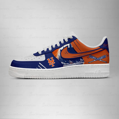 New York Mets MLB AF1 Low Top Shoes | TK84