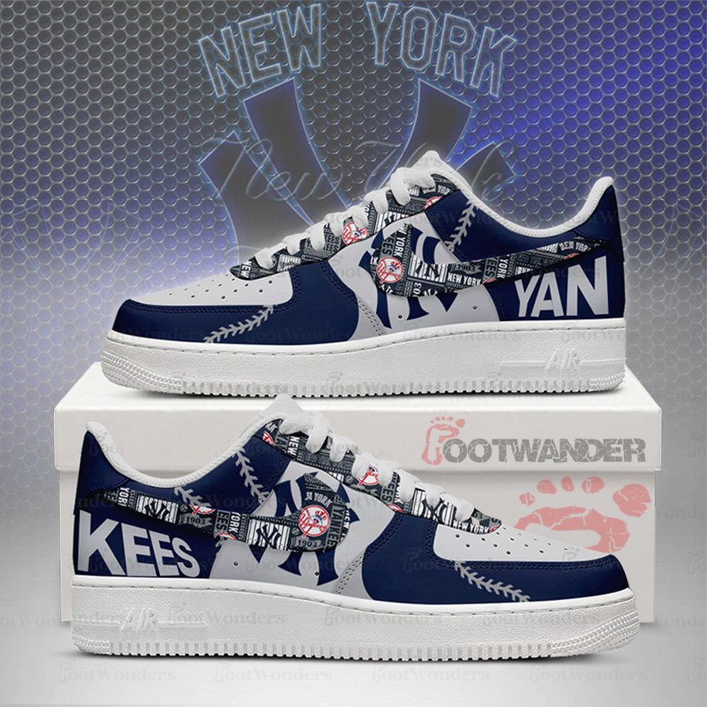 New York Yankees MLB AF1 Low Top Shoes | OA48