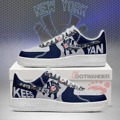 New York Yankees MLB AF1 Low Top Shoes | OA48