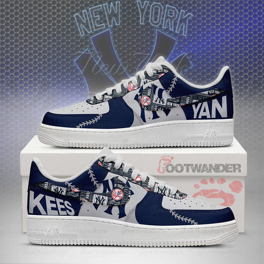 New York Yankees MLB AF1 Low Top Shoes | OA48