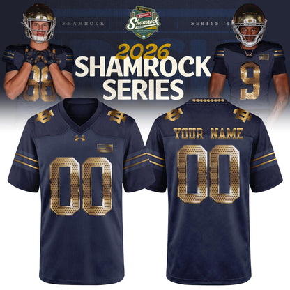 Notre Dame Football 2026 Shamrock Series Limited Edition Custom Jersey