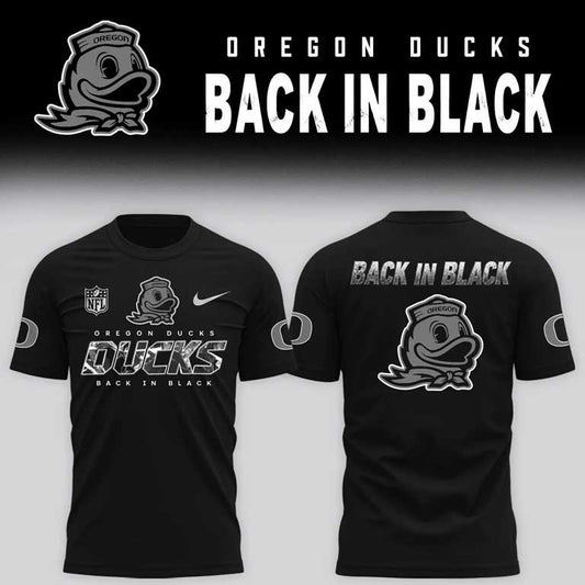 Oregon Ducks football 2026 Back In Black Limited Shirt NN