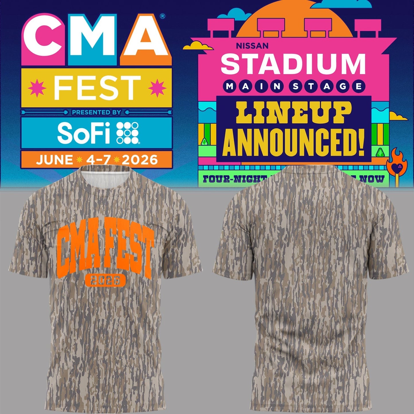 Limited Edition CMA FEST 2026 Shirt | PT38