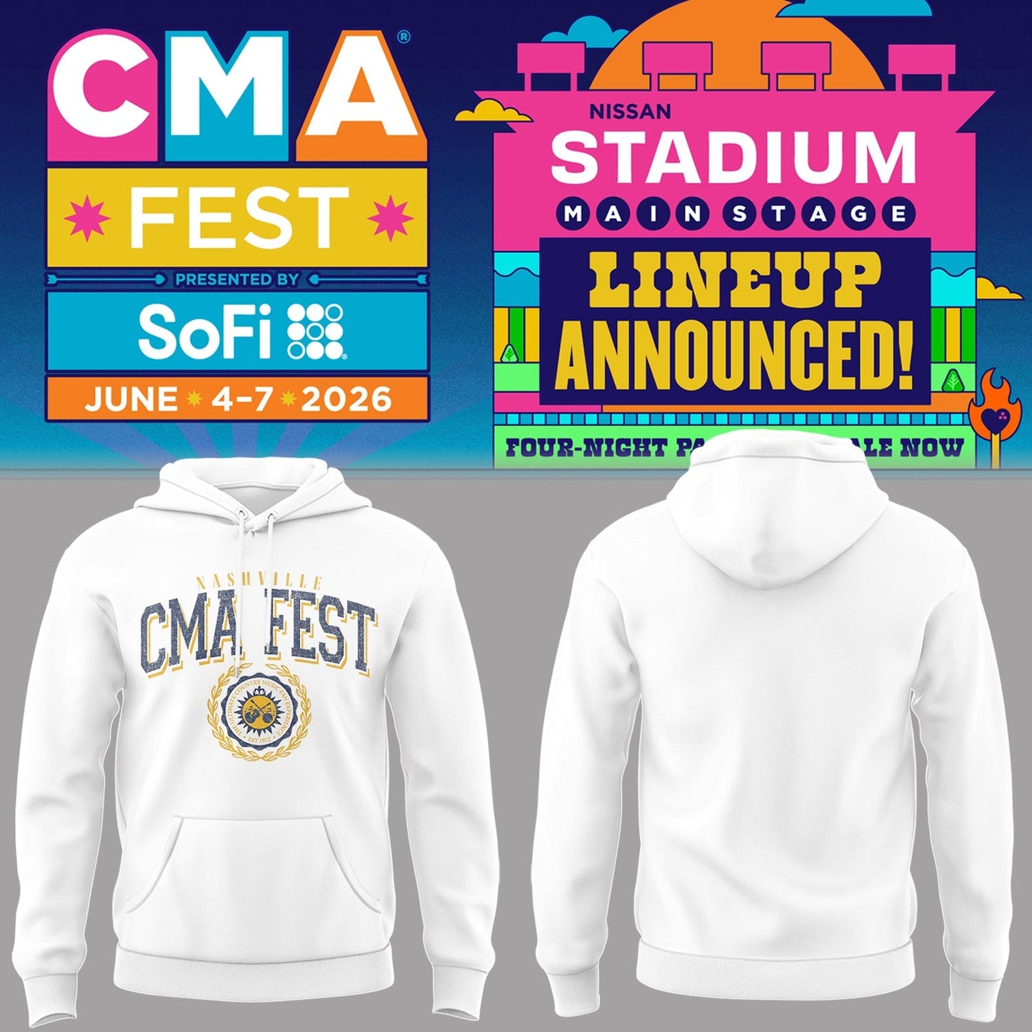 Limited Edition CMA FEST 2026 Hoodie | HD67