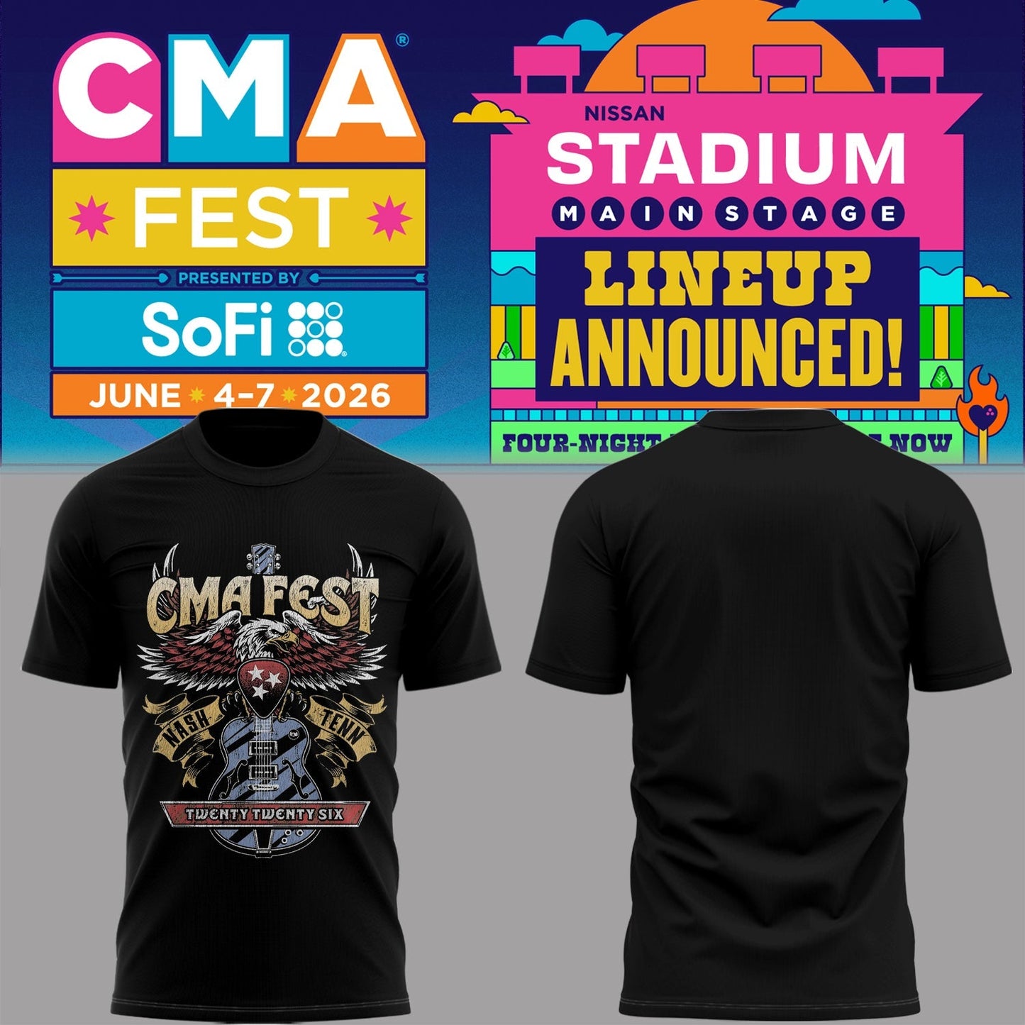 Limited Edition CMA FEST 2026 Shirt | CY74