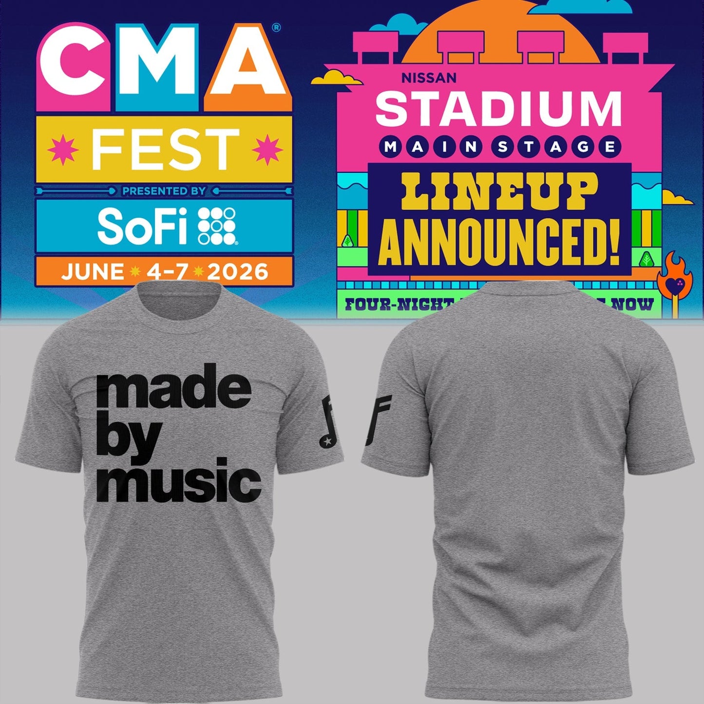 Limited Edition CMA FEST 2026 Shirt | HB43
