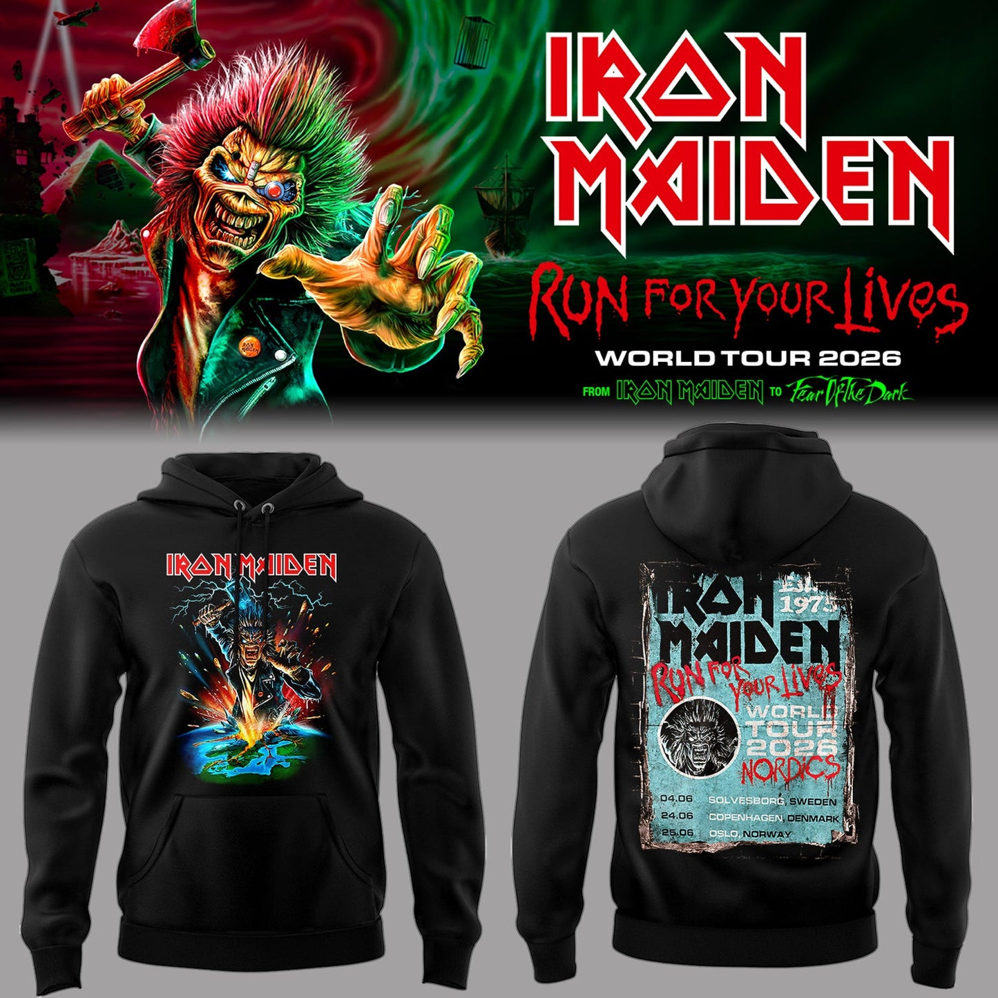 Limited Edition Run For Your Lives 2026 At Sölvesborg Sweden Hoodie | OP25