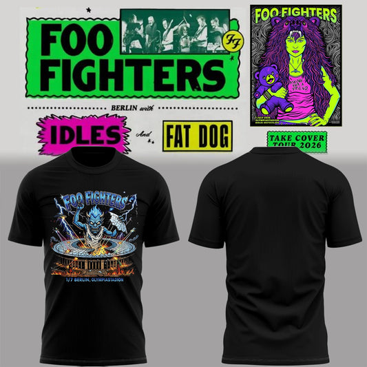 Foo Fighters "Take Cover Tour 2026" TShirt | PC34