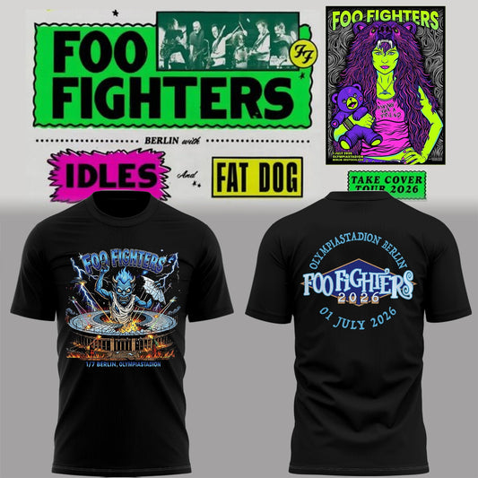 Foo Fighters "Take Cover Tour 2026" TShirt
