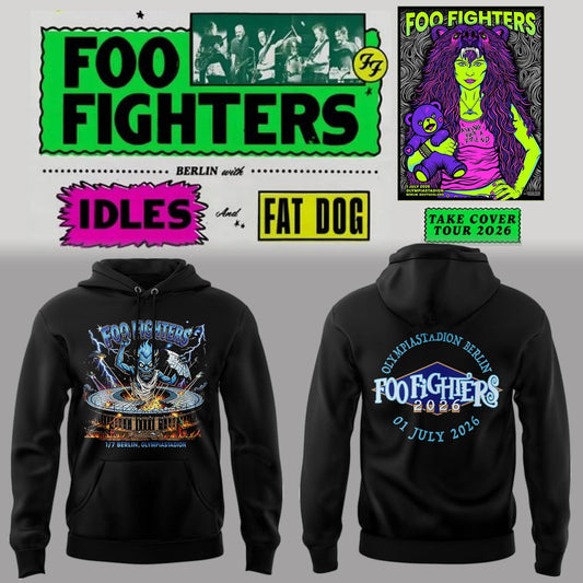 Foo Fighters "Take Cover Tour 2026" Hoodie | BL28