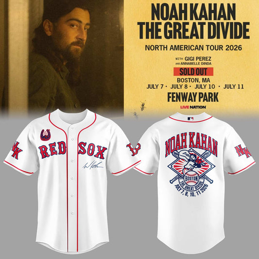 Limited Editon The Great Divide Tour At Fenway Park Boston Jersey | OD97