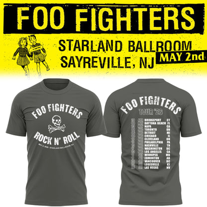 Foo Fighter  Starland Ballroom (Sayreville, NJ) 05-02-26 TShirt