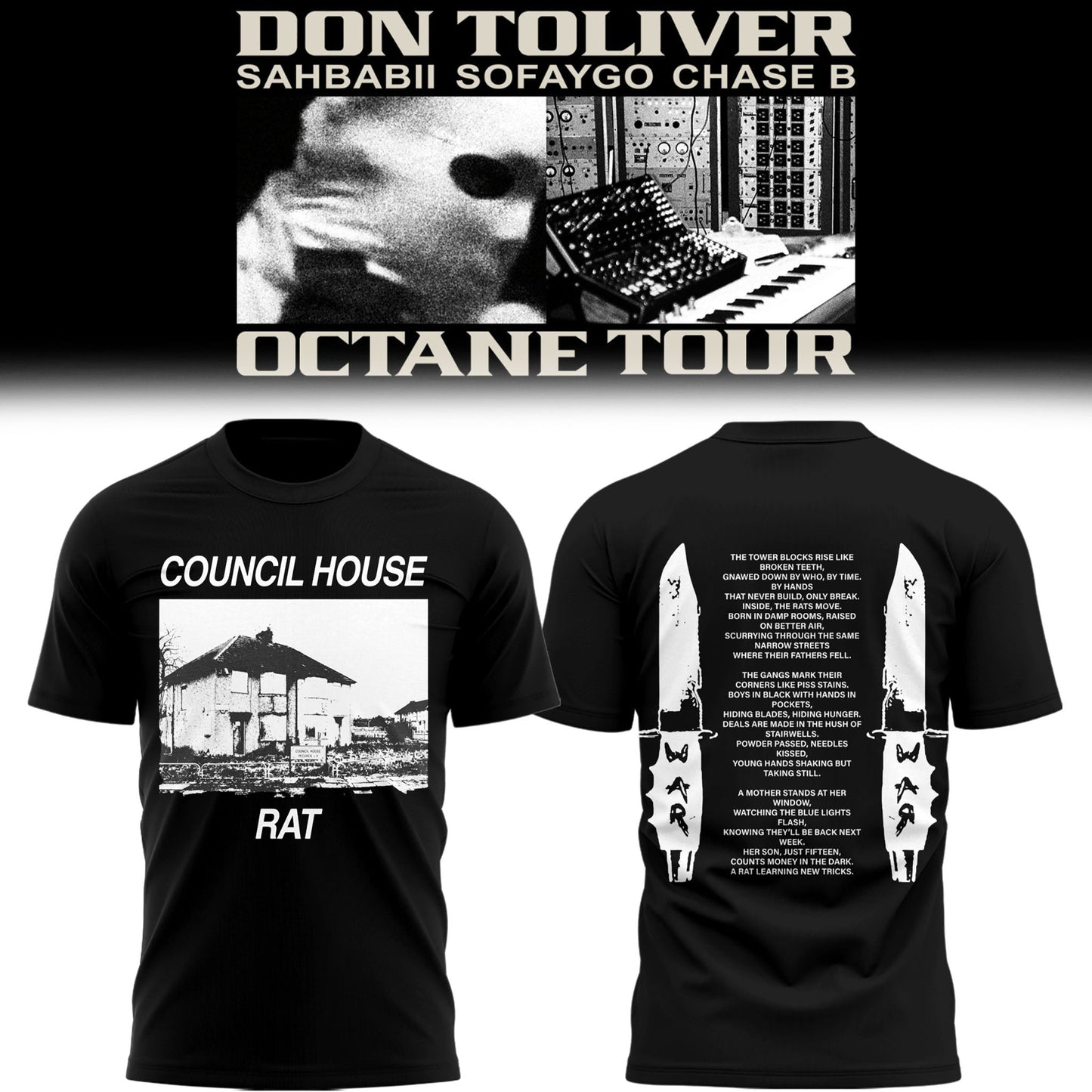 Limited Edition Don Toliver OCTANE Tour 2026 Tour Merch T-Shirt