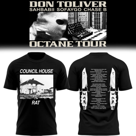 Limited Edition Don Toliver OCTANE Tour 2026 Tour Merch T-Shirt
