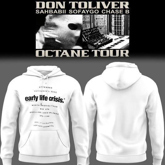 Don Toliver OCTANE Tour 2026 Pullover Hoodie - Limited Edition