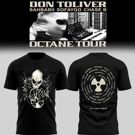 Don Toliver OCTANE Tour 2026 T-Shirt - Limited Edition Fan Apparel