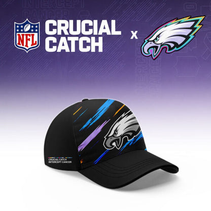 Men's Black Philadelphia Eagles 2026 Crucial Catch Sideline Standard Issue Dri-FIT Pullover Hoodie | QF29