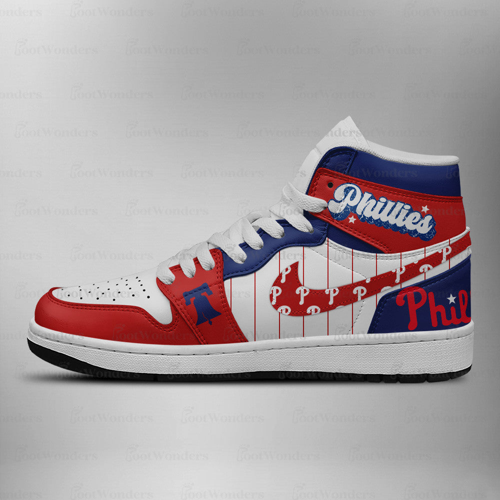 Philadelphia Phillies MLB AJ1 High Top Shoes | TR70