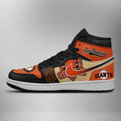 San Francisco Giants MLB AJ1 High Top Shoes | WX62