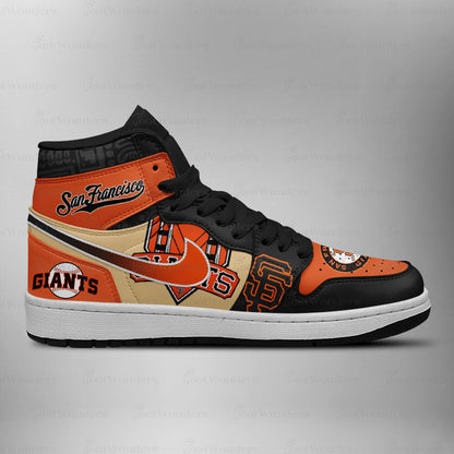 San Francisco Giants MLB AJ1 High Top Shoes | WX62