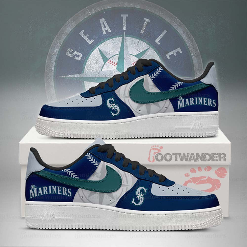 Seattle Mariners MLB AF1 Low Top Shoes | BV62