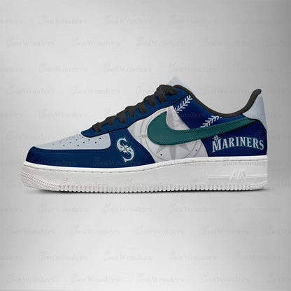Seattle Mariners MLB AF1 Low Top Shoes | BV62