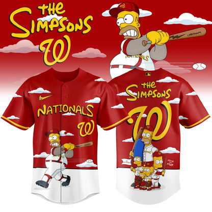 Washington Nationals x The Simpsons 2026 Limited Edition Jersey
