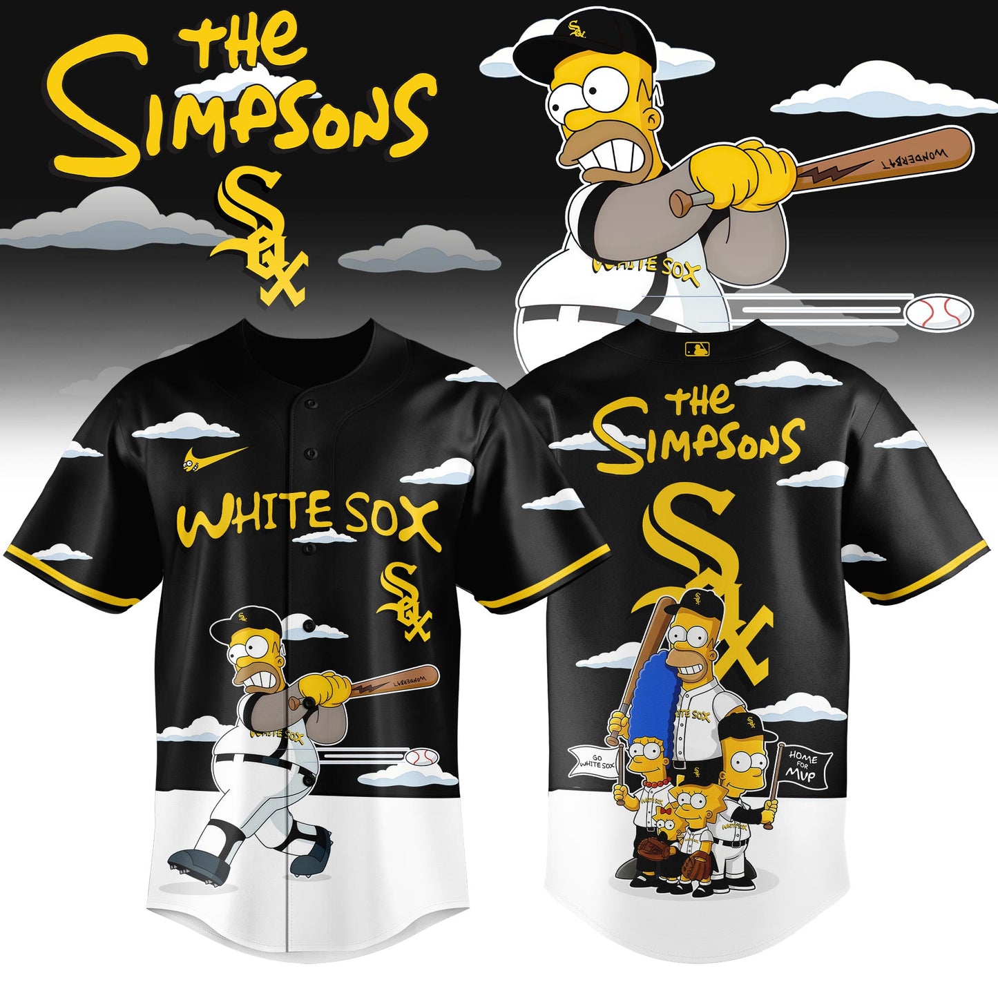 Chicago White Sox x The Simpsons 2026 Limited Edition Jersey