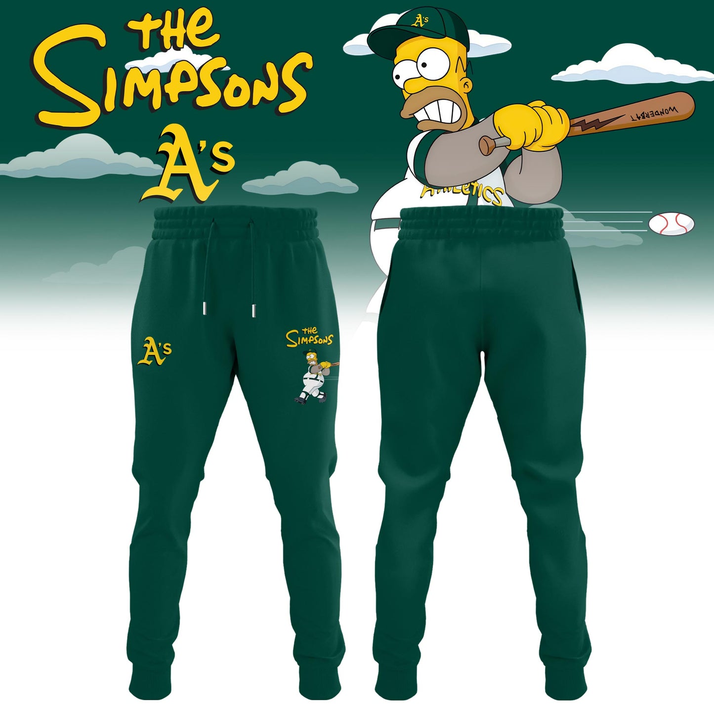 Oakland Athletics x The Simpsons 2026 Limited Edition Jersey
