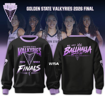 Valkyries 2026 WNBA Finals Sweatshirt Limited Edition Black