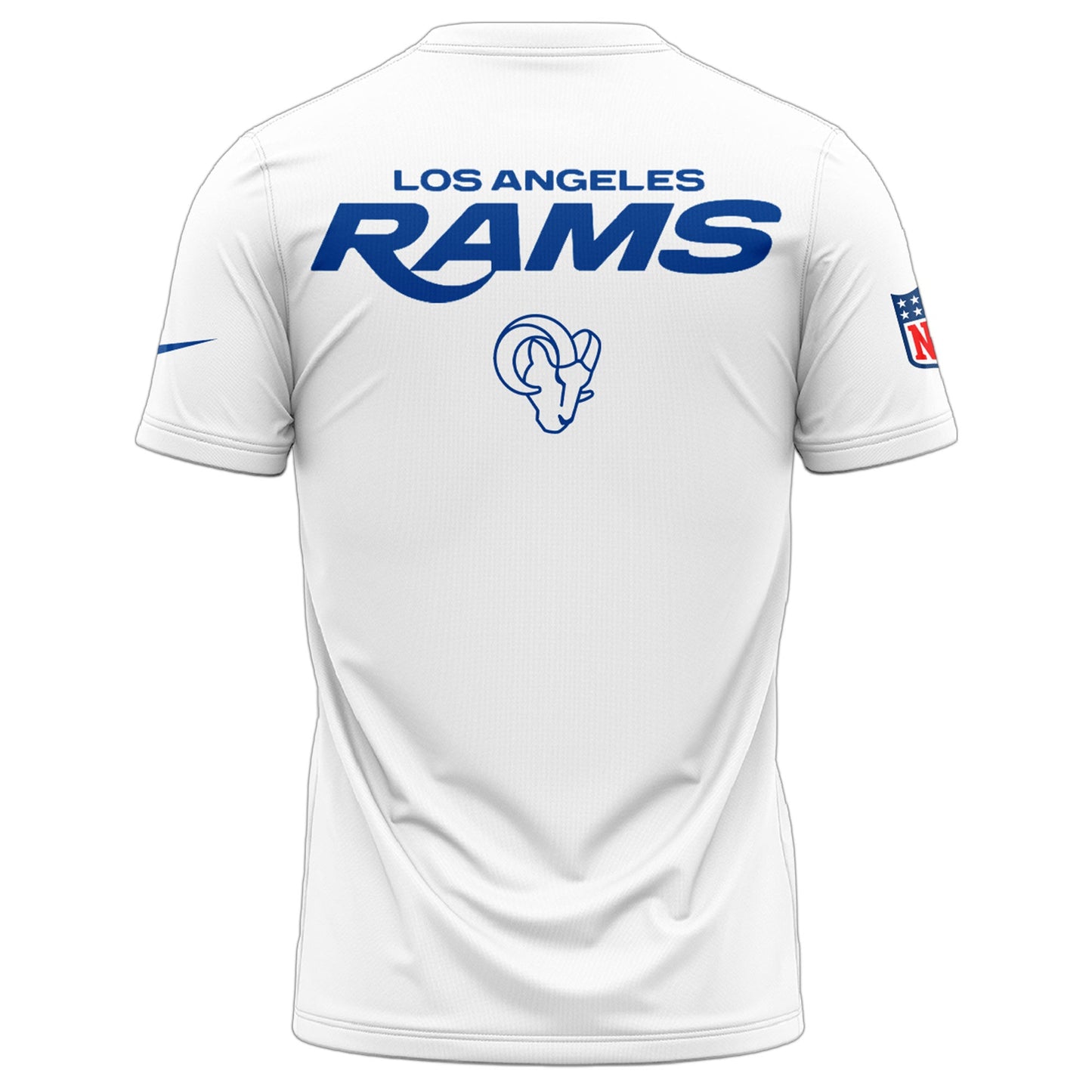 LAR Rams Classic Sol White Tee | AN11