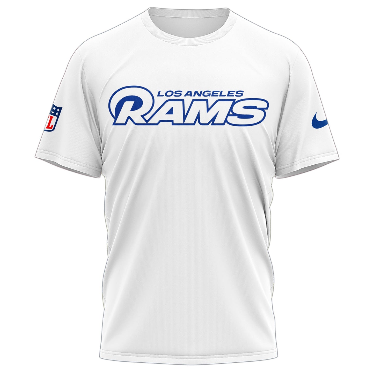 LAR Rams Classic Sol White Tee | AN11