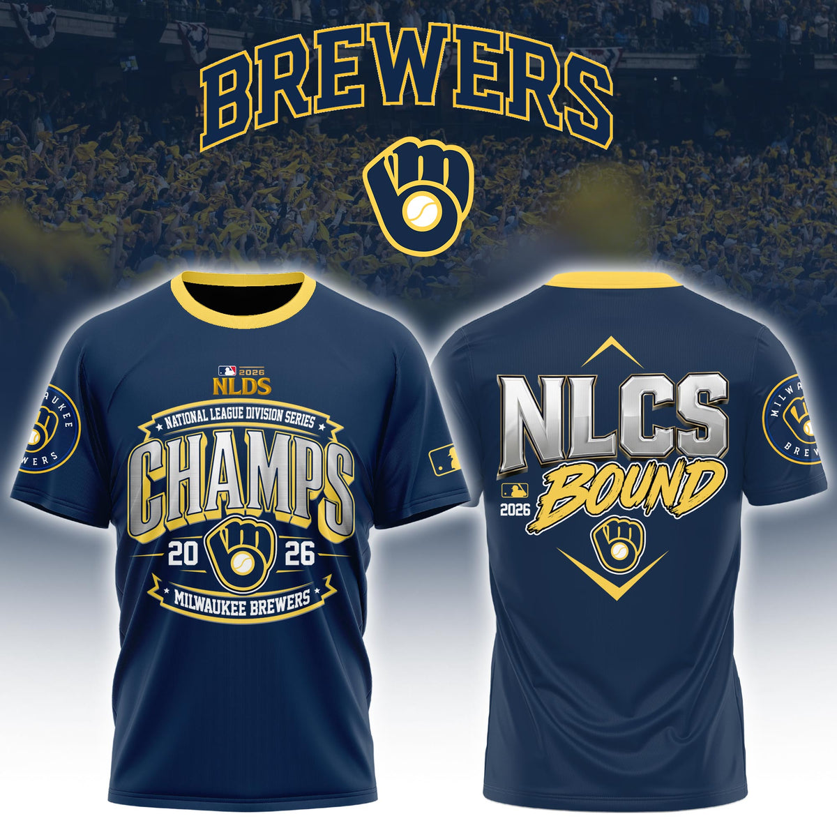 Milwaukee Brewers 2026 NLDS Champions Tshirt Limited Edition 01