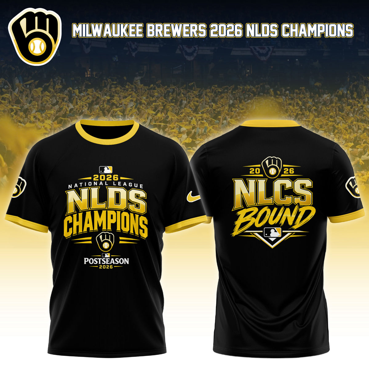 Milwaukee Brewers 2026 NLDS Champions Tshirt Limited Edition 03