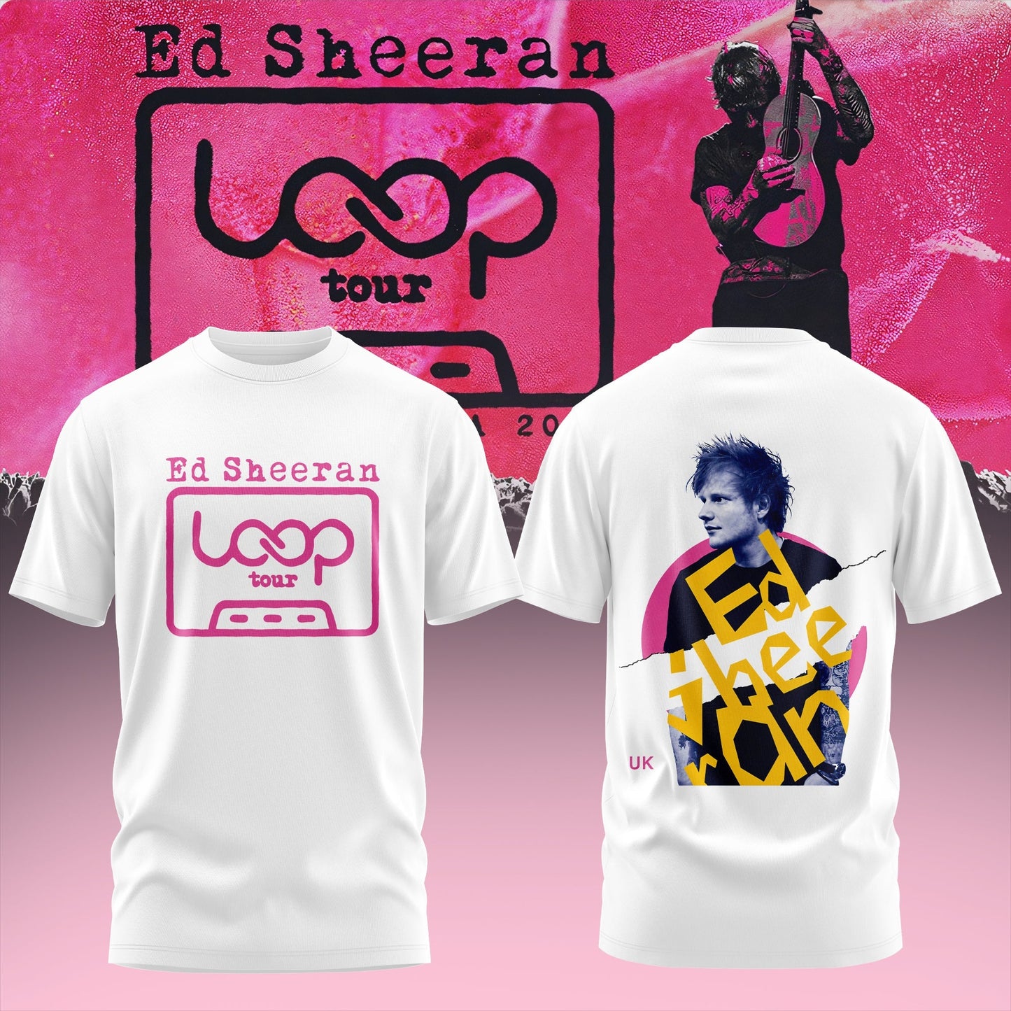 Ed Sheeran - Loop Tour NA 2026 Limited T-Shirt | UG26