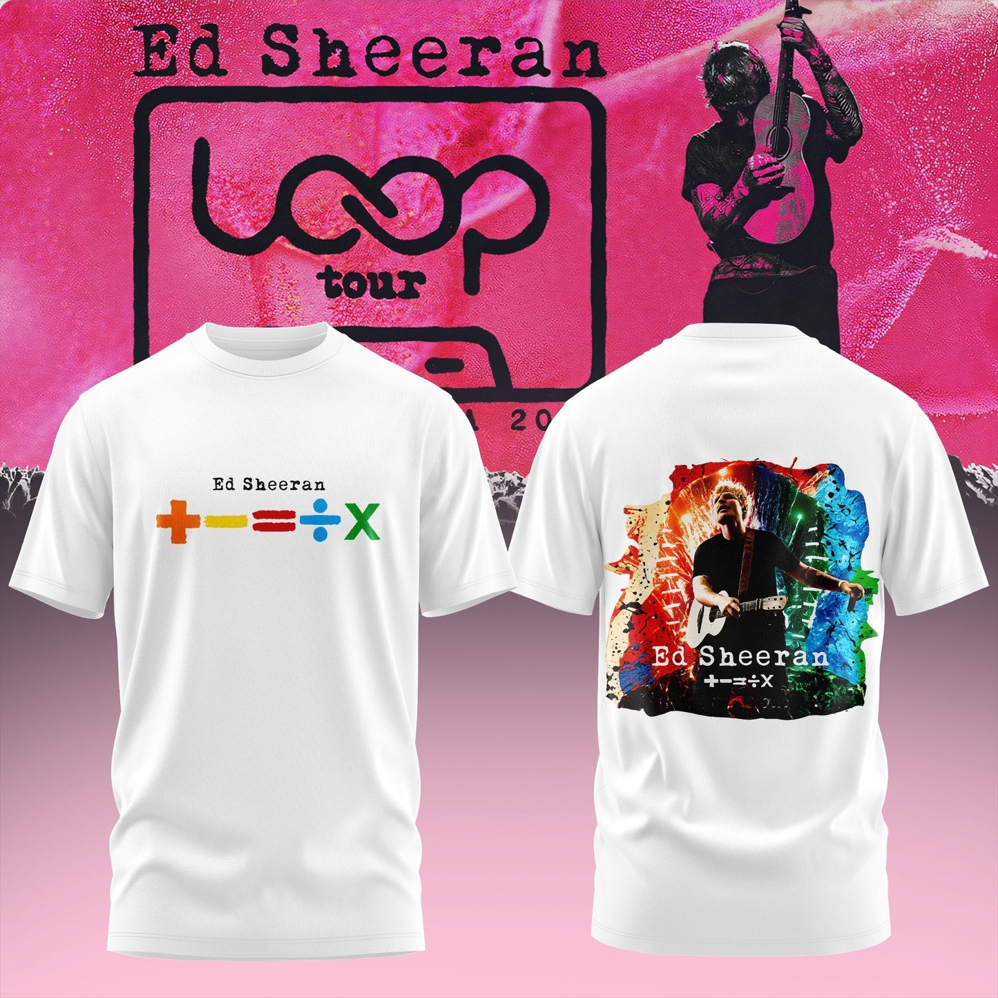 Ed Sheeran - Loop Tour NA 2026 Limited T-Shirt | VH24