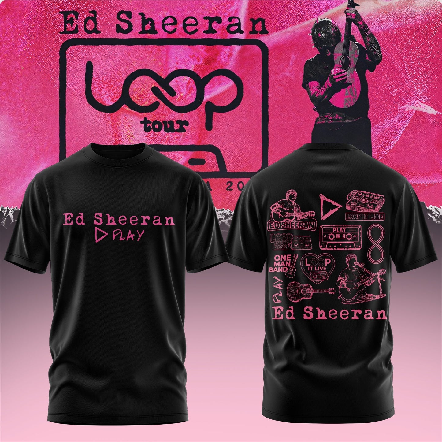Ed Sheeran - Loop Tour NA 2026 Limited T-Shirt | RY70