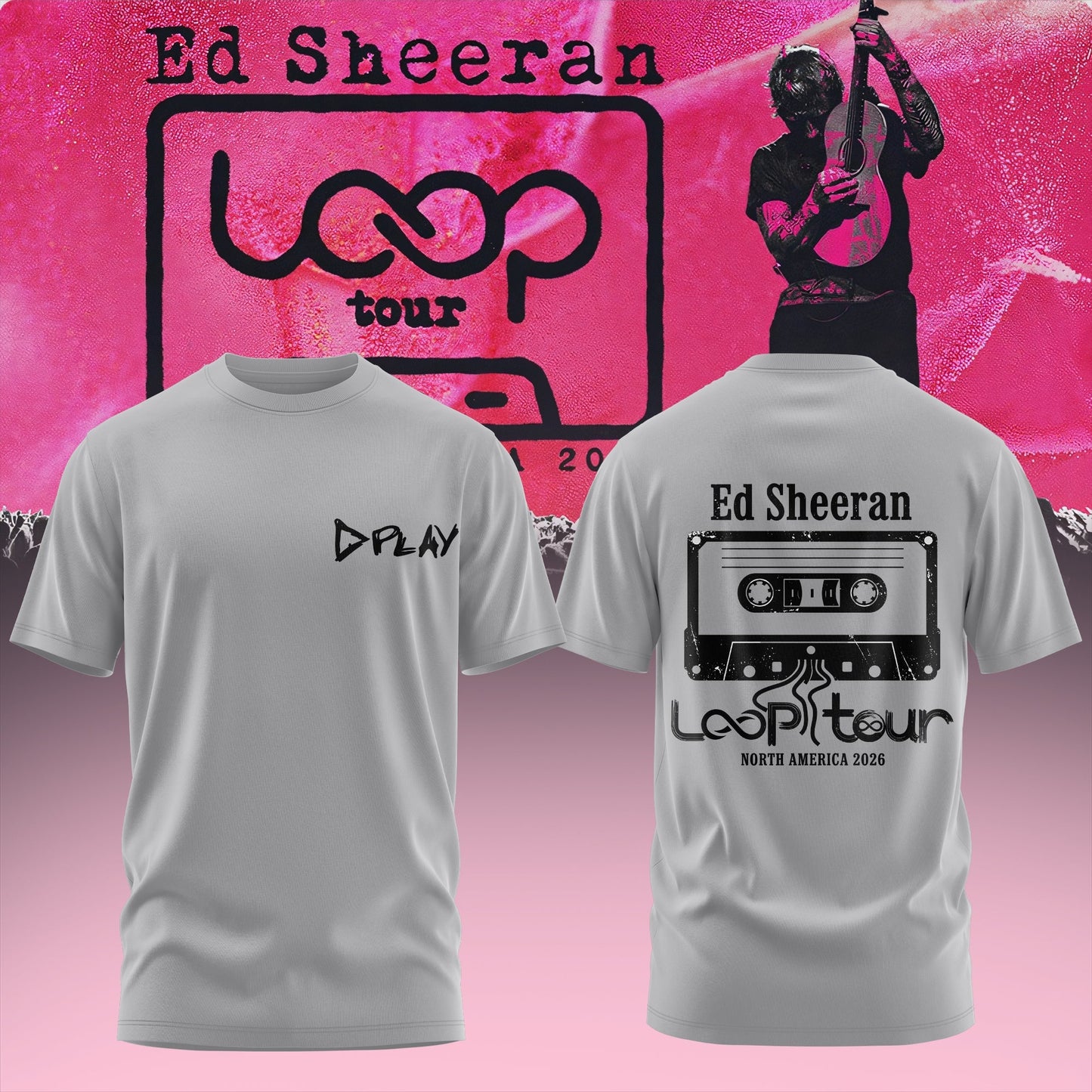 Ed Sheeran - Loop Tour NA 2026 Limited T-Shirt | SB59