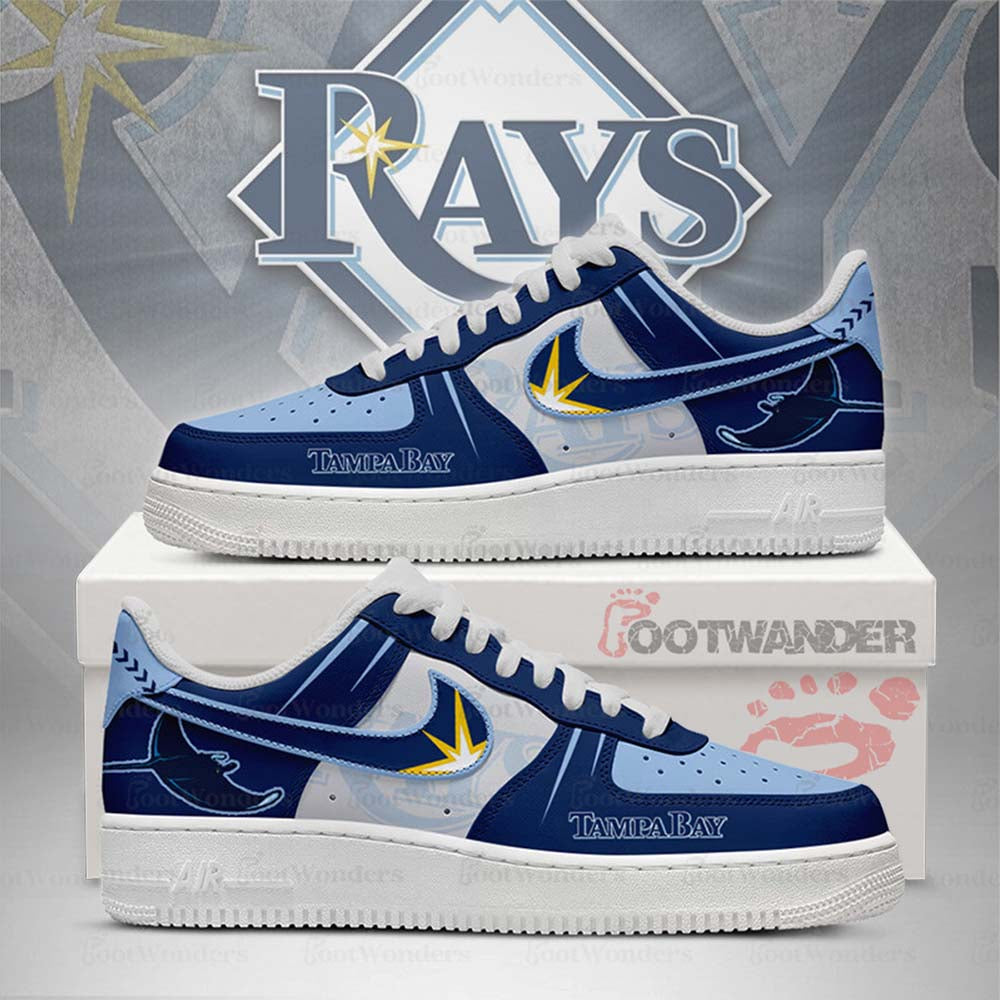 Tampa Bay Rays MLB AF1 Low Top Shoes | WU78