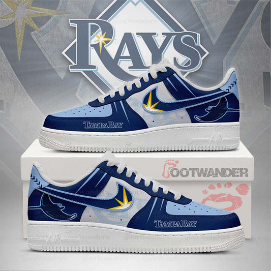Tampa Bay Rays MLB AF1 Low Top Shoes | WU78