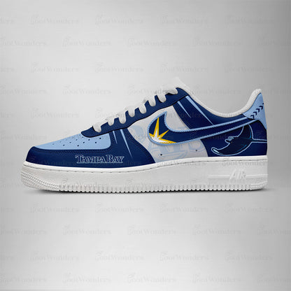 Tampa Bay Rays MLB AF1 Low Top Shoes | WU78