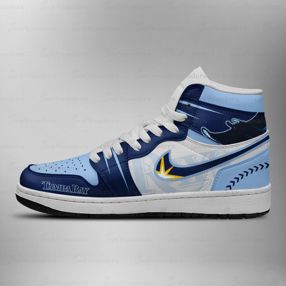 Tampa Bay Rays MLB AJ1 High Top Shoes | NY39