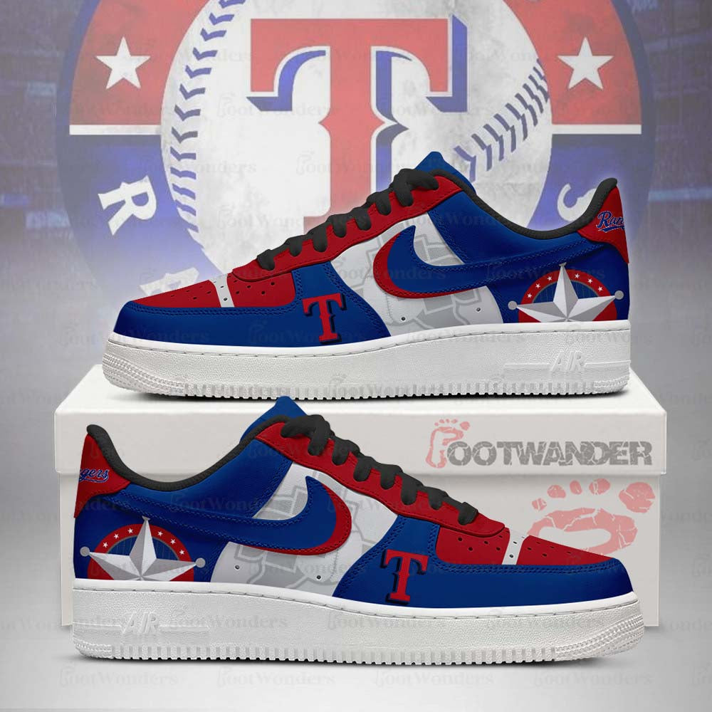 Texas Rangers MLB AF1 Low Top Shoes | LS56