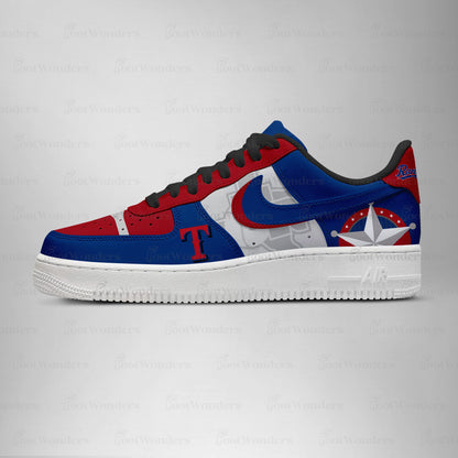 Texas Rangers MLB AF1 Low Top Shoes | LS56