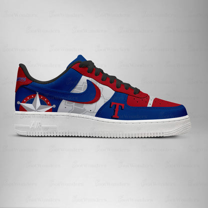 Texas Rangers MLB AF1 Low Top Shoes | LS56