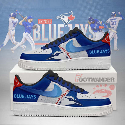 Toronto Blue Jays MLB AF1 Low Top Shoes | VG42